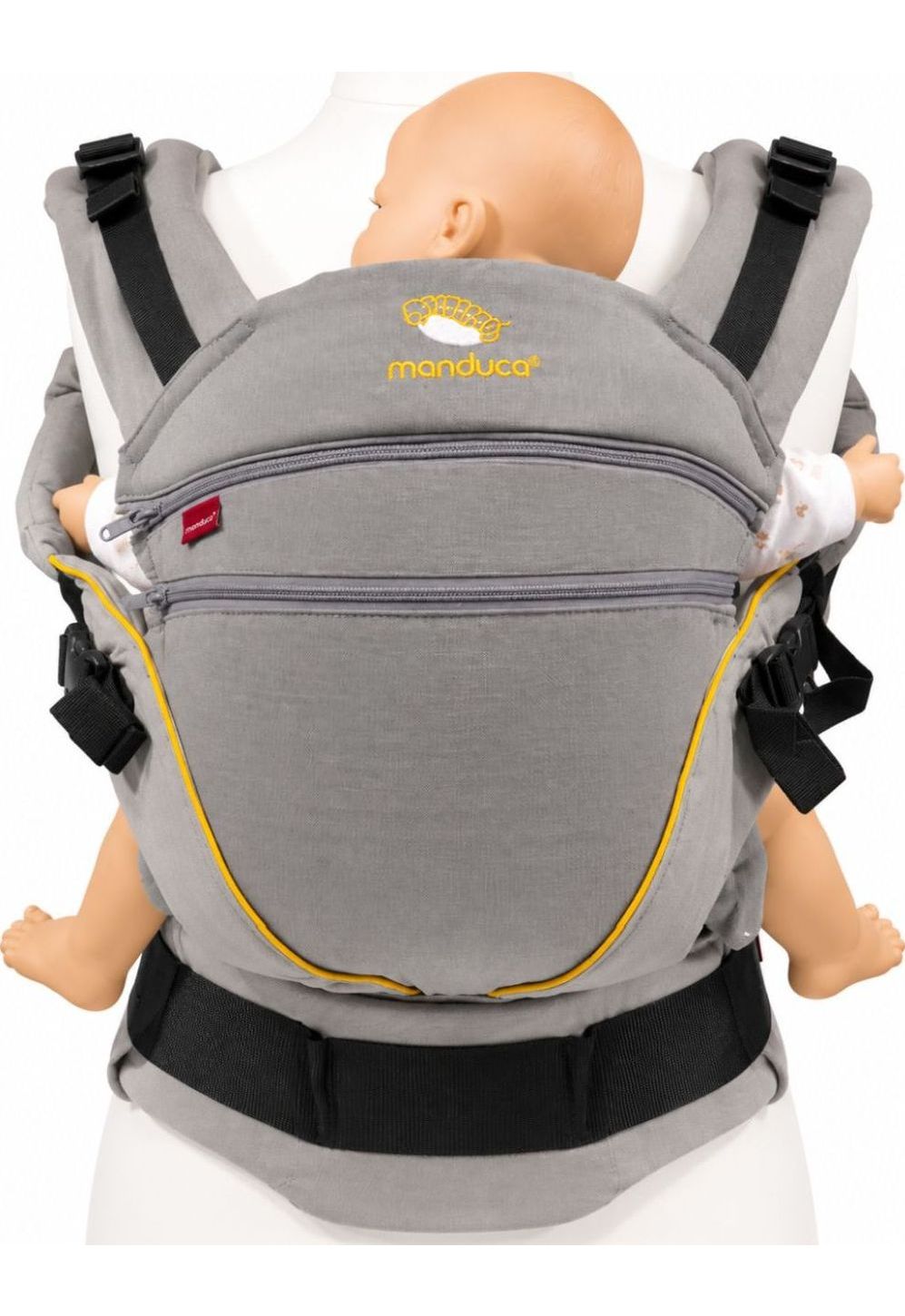 Manduca XT Babytrage grey orange