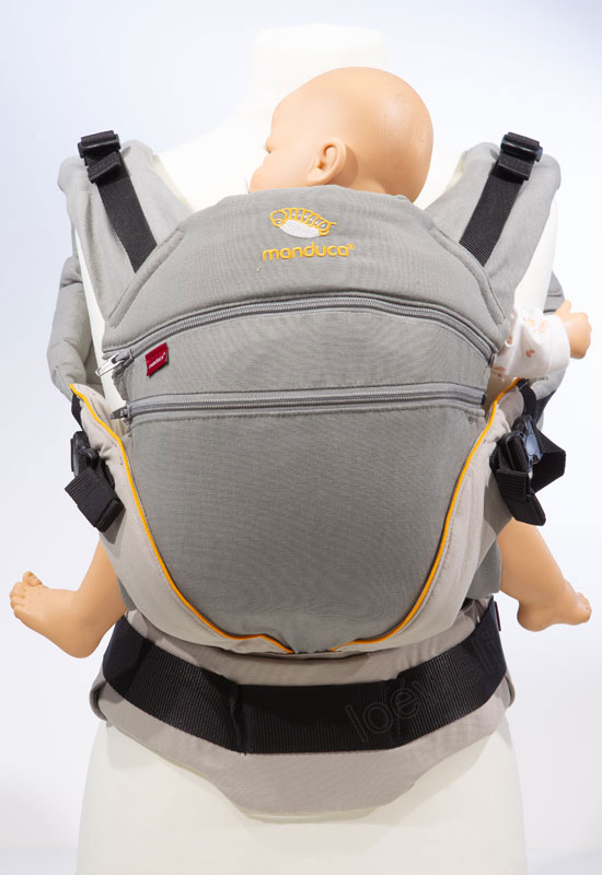 Manduca XT Babytrage grey orange