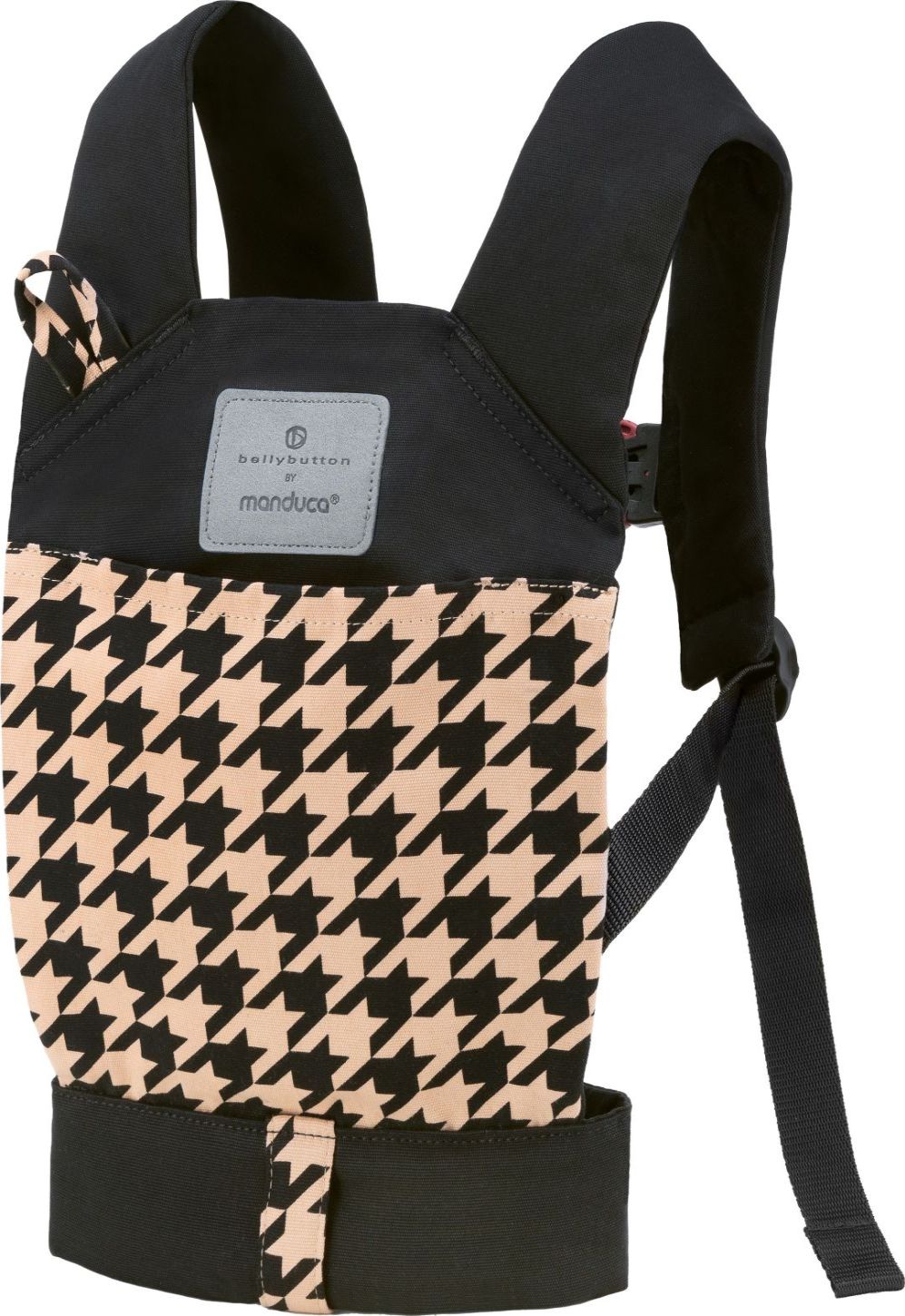 ballybutton by Manduca DollCarrier Pepita black