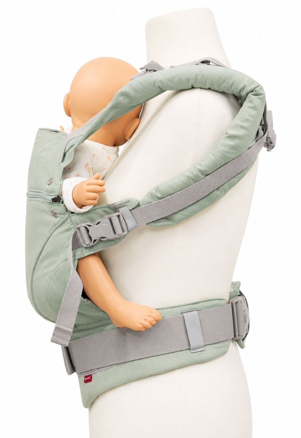 Manduca First Limited Edition Babytrage Botanic green front