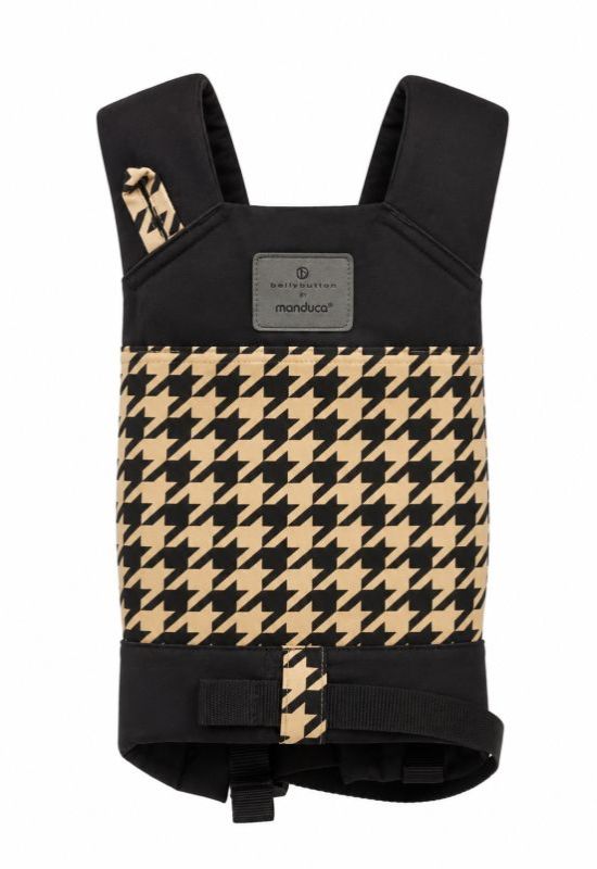 ballybutton by Manduca DollCarrier Pepita black