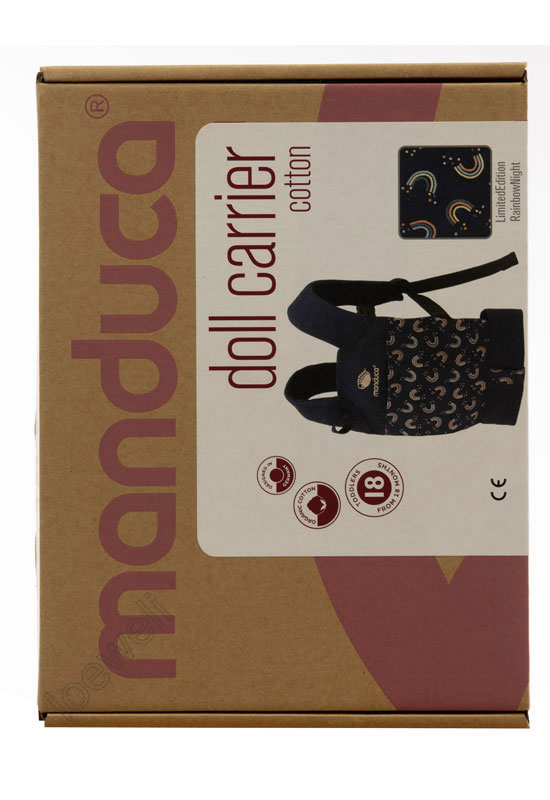Manduca Doll Carrier Puppentrage Rainbow Night detail