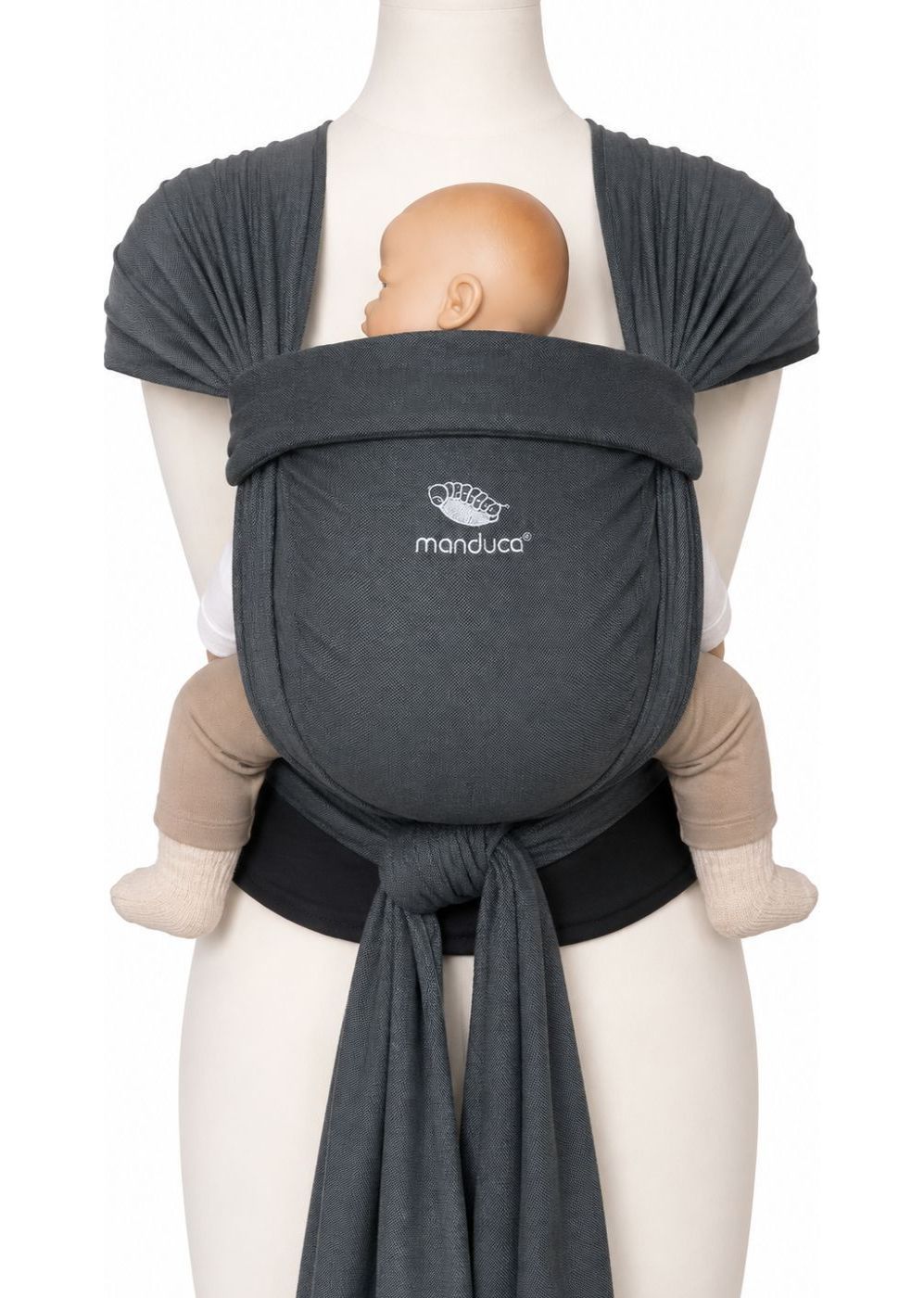 Manduca Twist Regular - anthrazit/black