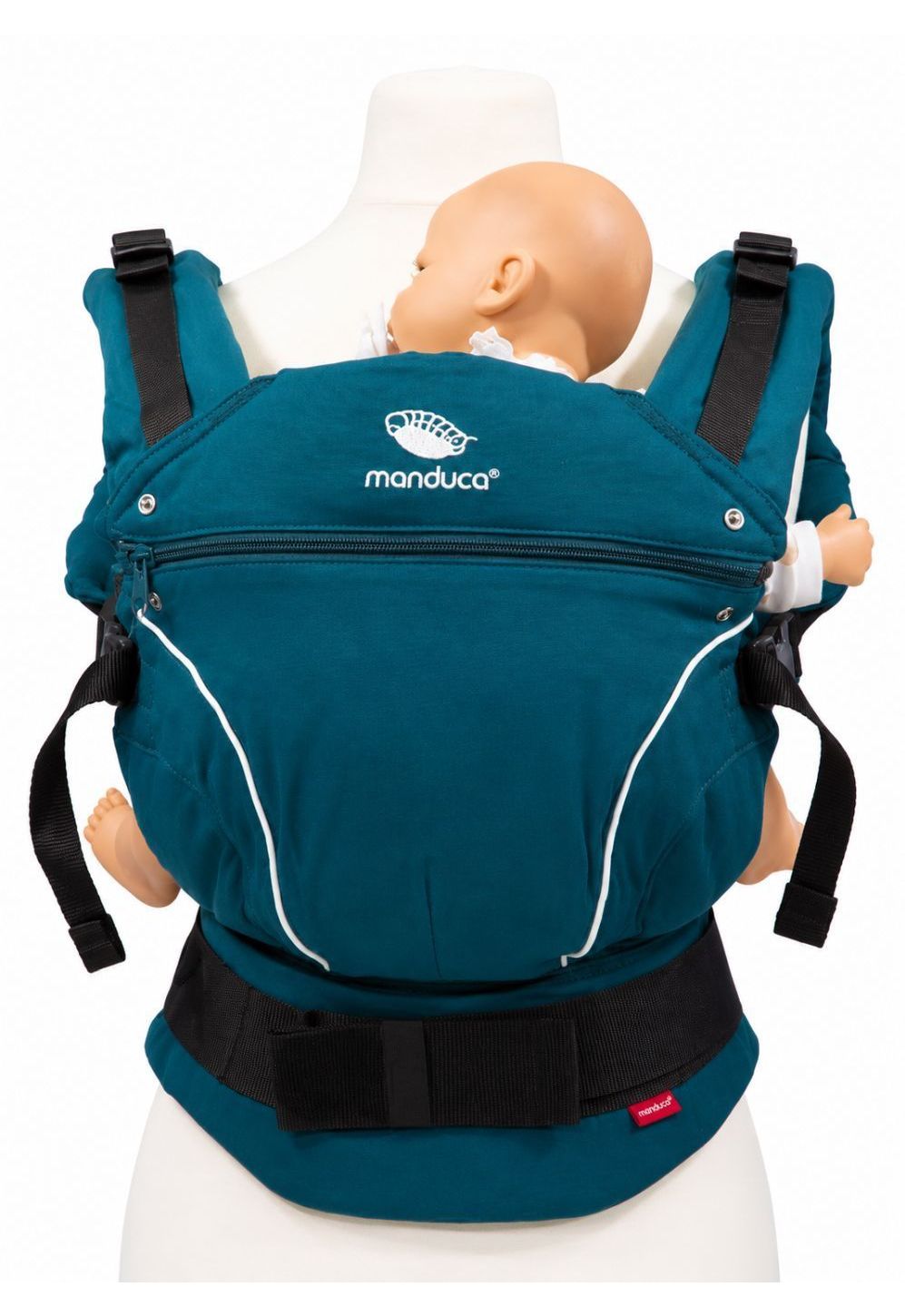Manduca First Pure Cotton Babytrage teal