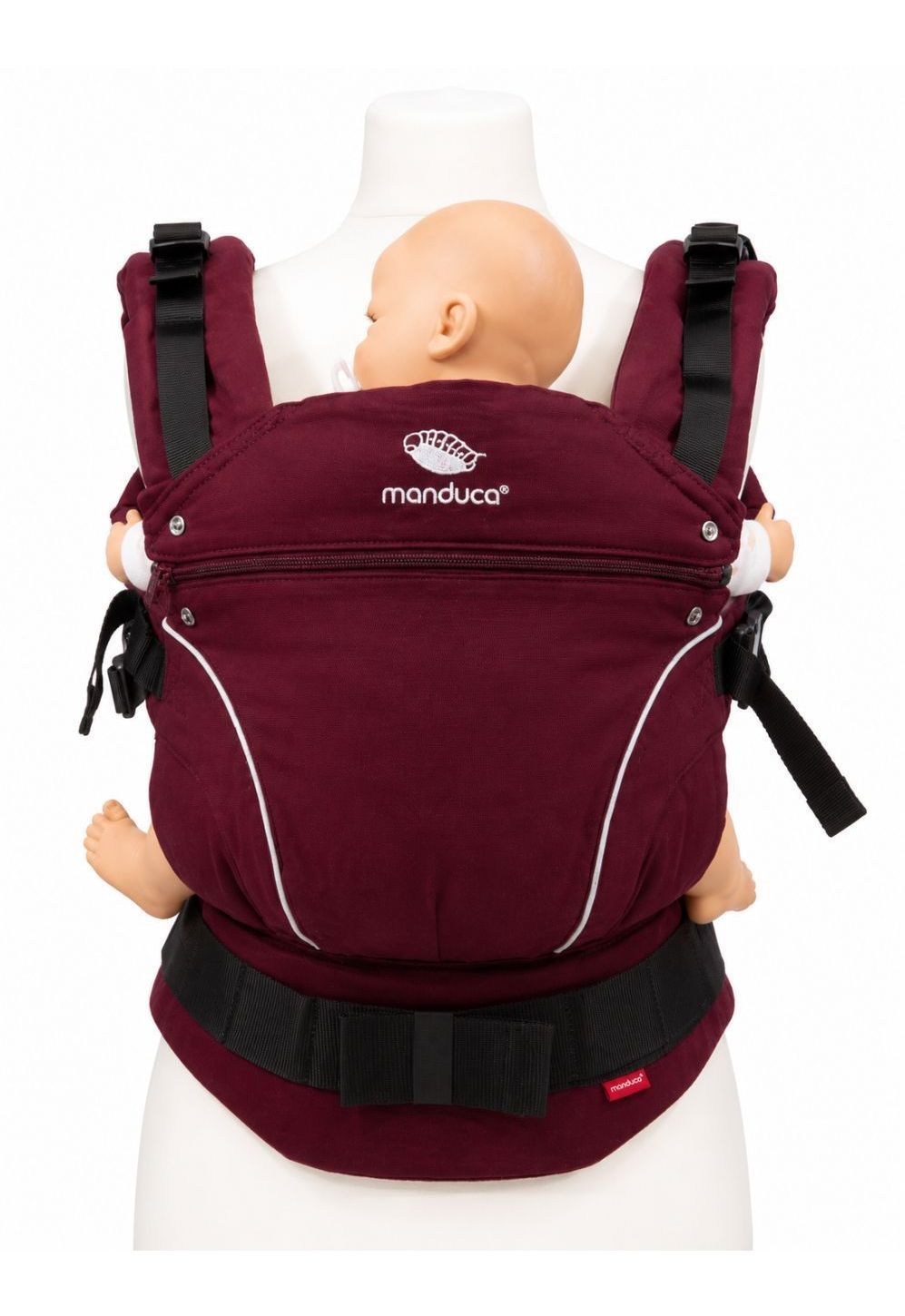 Manduca First Pure Cotton Babytrage  berry