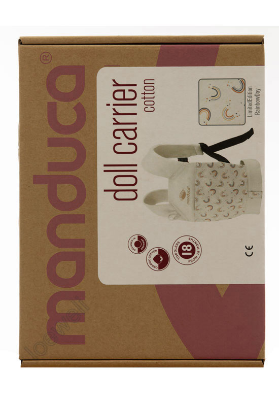 Manduca Doll Carrier Puppentrage Rainbow Day detail