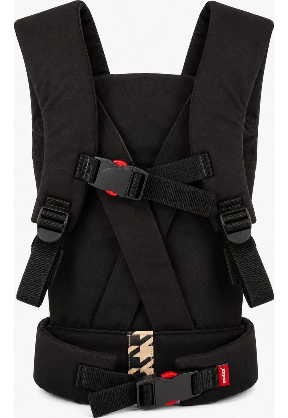 bellybutton by Manduca Doll Carrier Puppentrage Pepita black hinten