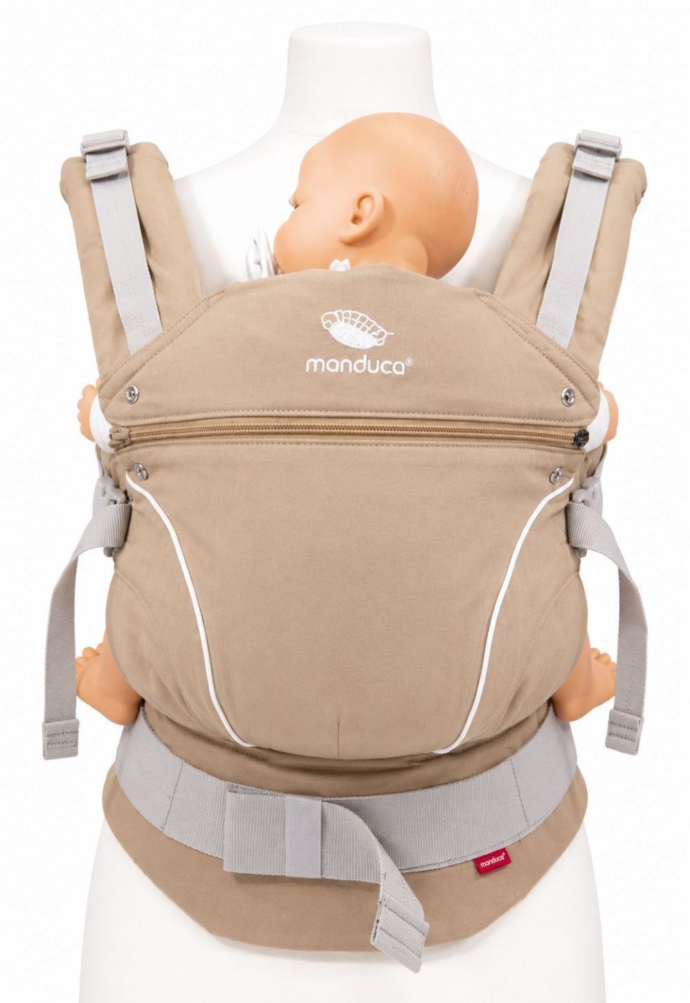 Manduca First Monochrome Babytrage nougat