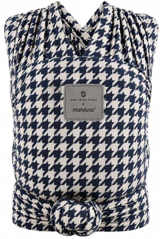 bellybutton by Manduca Sling Pepita navy front