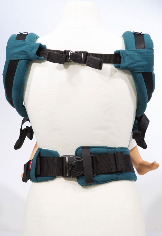 Manduca XT denimteal toffee logo