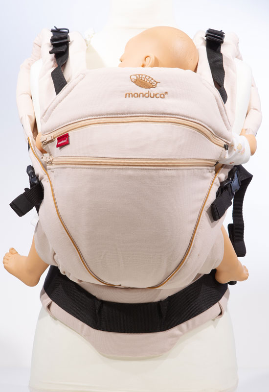 Manduca XT Babytrage denimpowder toffee
