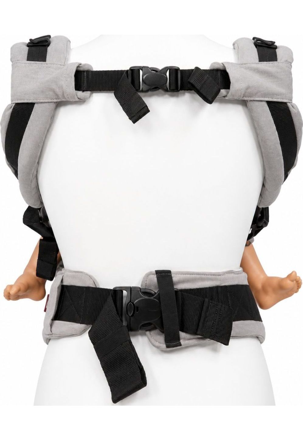 Manduca XT Babytrage grey orange back