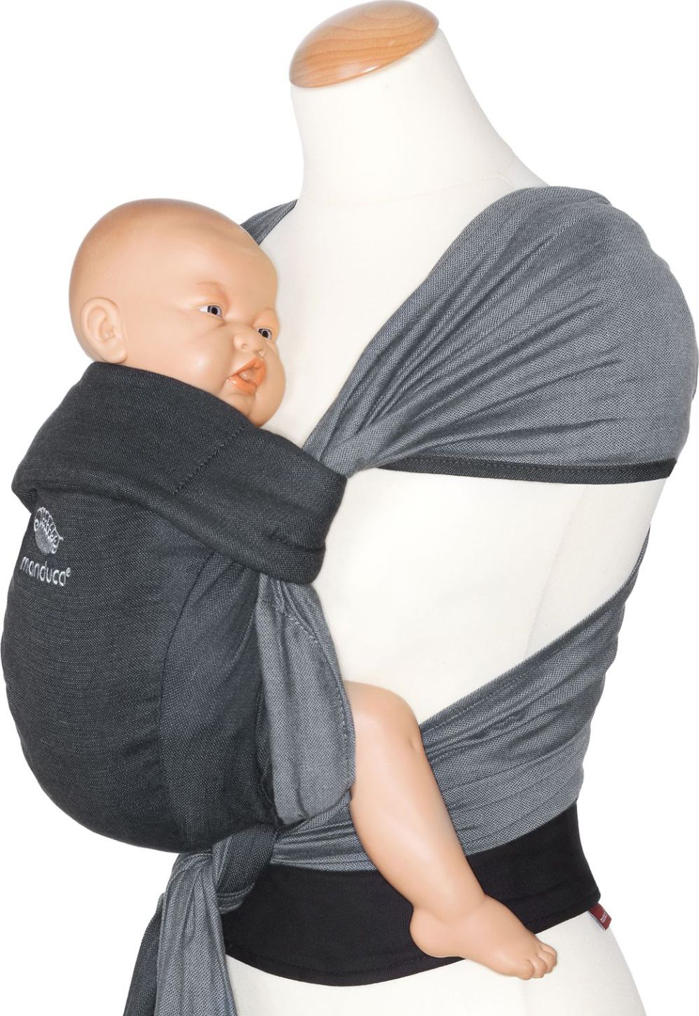 Manduca Twist Regular - anthrazit/black