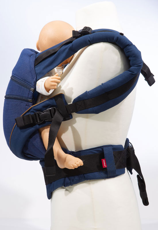 Manduca XT denimblue toffee front
