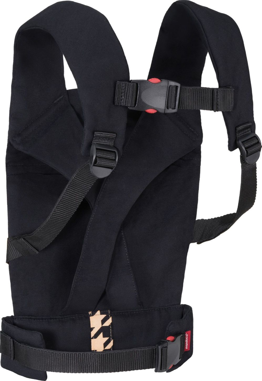 ballybutton by Manduca DollCarrier Pepita black