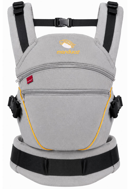Manduca XT Cotton - grey-orange