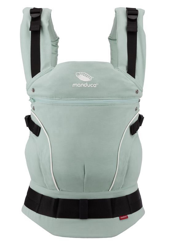 Manduca First Pure Cotton Babytrage  mint front